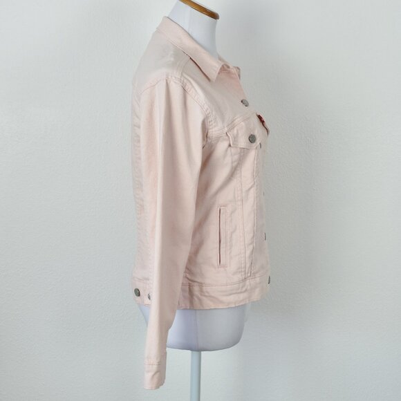 Levi's Denim Trucker Jean Jacket Pink - XS - Picture 6 of 8